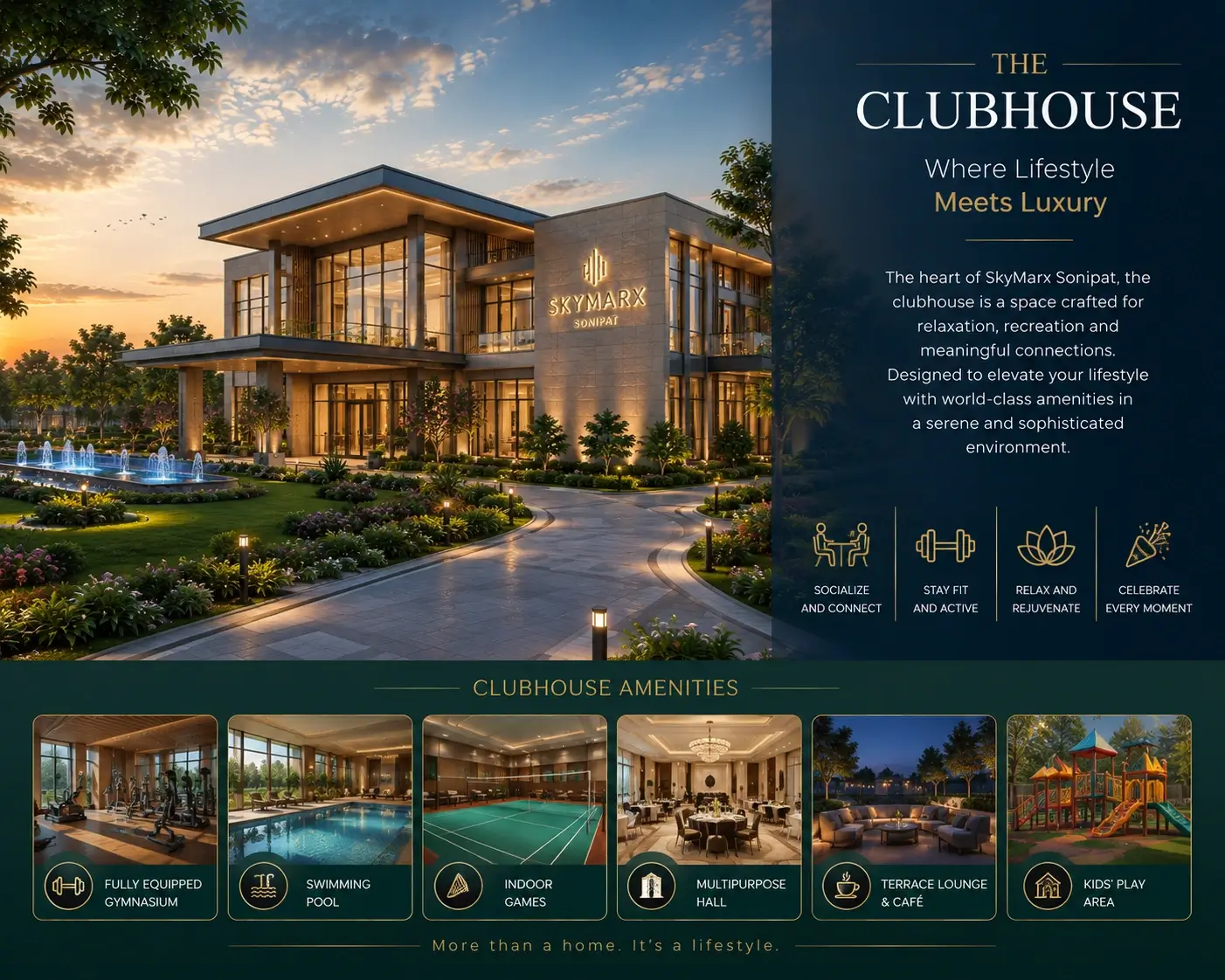 SkyMarx Sonipat Clubhouse