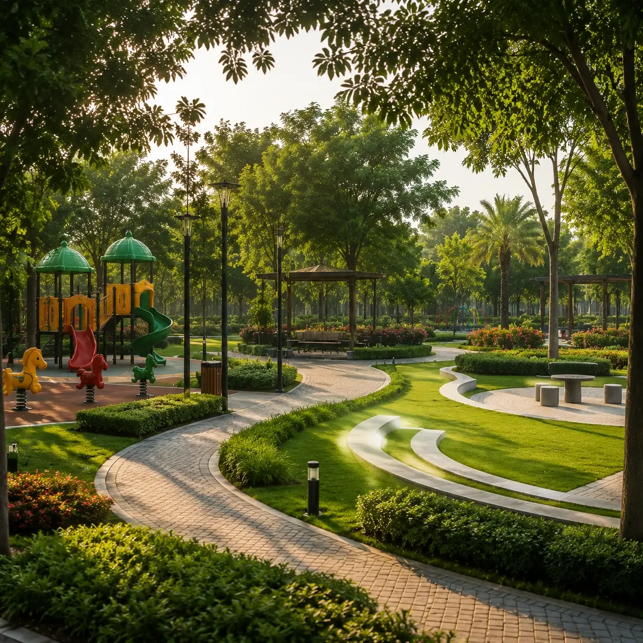 Theme park greens