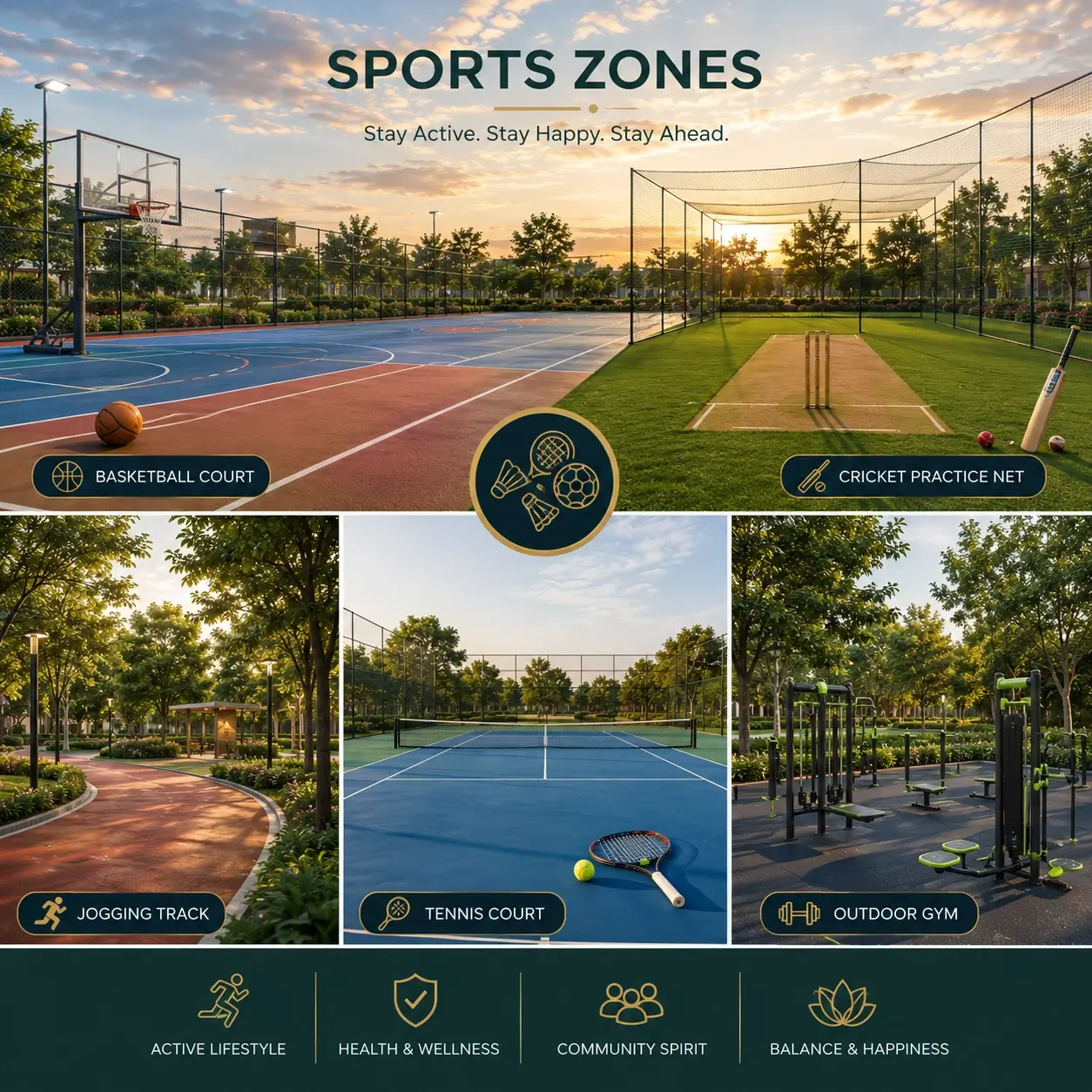 Sports zones