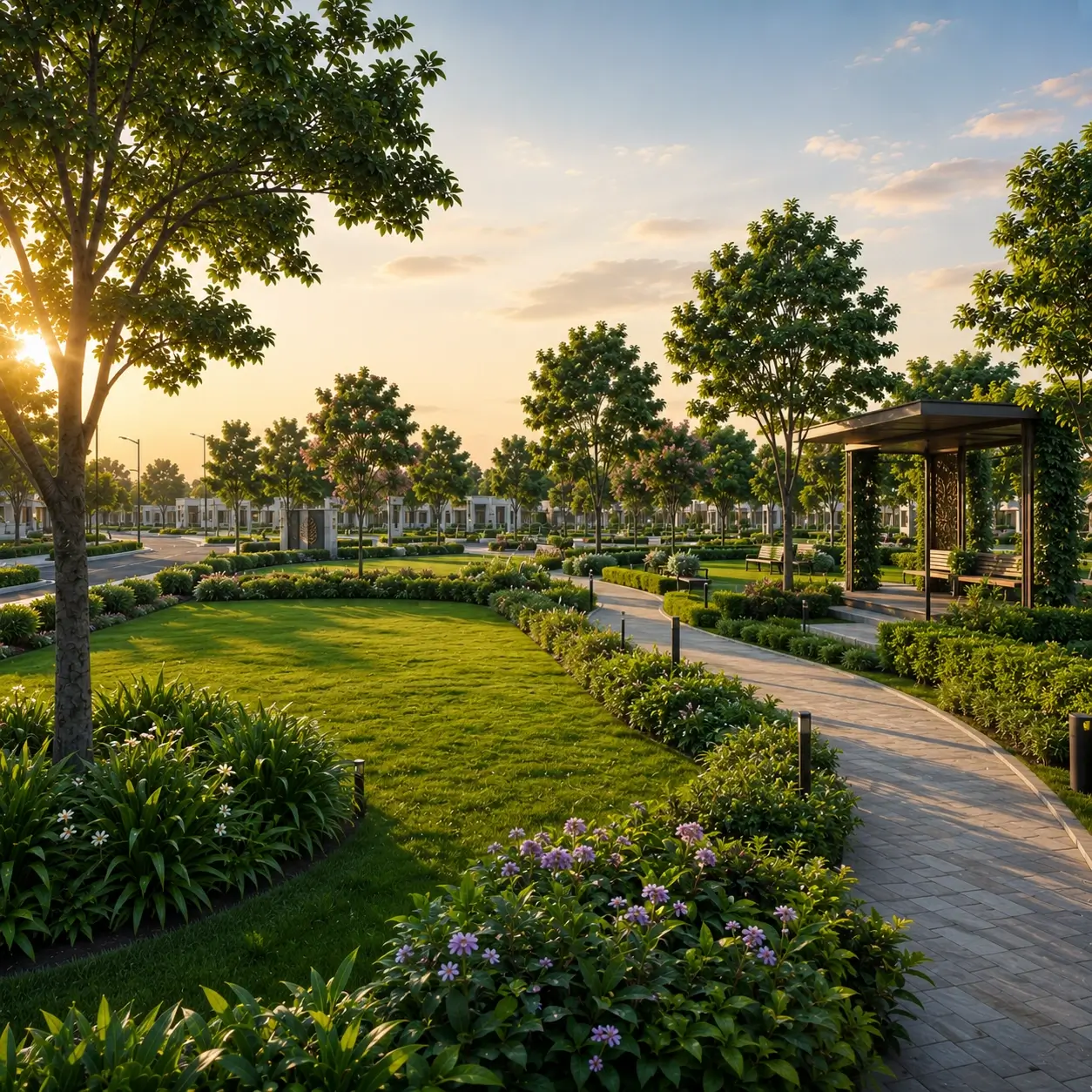 SkyMarx Horizon One green spaces
